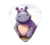 60 Pcs Guitar Picks Bulk 3 Different Thickness Personalized Guitar Plectrums With Storage Box Butterfly And Hippo Guitar Accessories For Bass Electric Guitar Acoustic Guitar Lovers