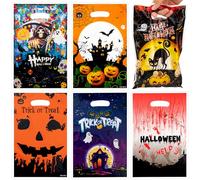 60 PCS Halloween Candy Bags - Reusable Treat Bags for Halloween Party Supplies