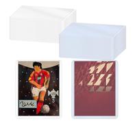 60 Pcs Hard Card Sleeves, Clear Trading Card Sleeves Protectors Holders, 3 x 4 Inches Standard Top Loaders for MTG Yugioh Game Sports Baseball Football Cards
