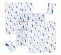 60 Pcs Heavy Duty Double Sided Sticky Pads, Strong Adhesive Mounting Tape for Walls, Floor, Plastics & Glasses, Waterproof Double Sided Tape for Hanging Pictures & DIY Fixing, No Drill (50x30mm)