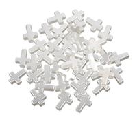 60 Pcs Imitation Pearl Beads for Crafting,Cross Shape White Pearls Bracelet Jewelry Making, Loose Spacer Beads for Craft Decoration Jewellery Making