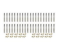 60 Pcs Lyre Harp Tuning Pin with 60 Pcs Rivets Set for Lyre Harp Small Harp Musical Stringed Instrument