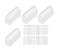 60 Pcs Money Card Holder Clear Plastic Cards Domes for Crafts Making Gift