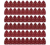 60 Pcs Mouse Detail Sander Sandpaper Sanding Paper Sander Pads Mouse Sander Grits Sanding Sheets Hook and Loop Assorted 40, 60, 80, 100, 120, 150, 180, 240, 320, 400 Grits for 140mm Sanding Sander