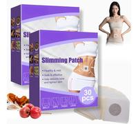 60 PCS Natural Herbal W Patches, Skin Kind Patch, Targeted Belly HIPS Thighs Burning, Fast W Healthy, Natural Reduction, Skin-Friendly Detox Patches