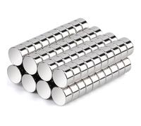 60 Pcs Neodymium Disc Magnet for Fridge, 6x3MM Small Round Magnets Strong, Multi-Use Tiny Rare Earth Magnets for Crafts, Whiteboard, Kitchen Cabinet