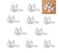 60 Pcs Non-Trace Picture Hanging Hook, Plastic Invisible Traceless Hardwall Picture Hook, Traceless Hanging Photo Hook for Photo Painting