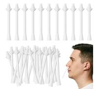 60 Pcs Nose Wax Sticks, Plastic Nose Hair Wax Stick, Small Noses Waxing Sticks, Waxing Applicator Stick Eyebrows Ear Hair Removal for Men Women Cleaning Applicators