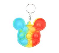 60 PCS Party Bag Fillers for Kids - Mini Pop Fidget Keychains with Cards, Birthday Return Gifts, Lucky Dip Prizes, Party Favours Toys for Boys Girls, Pass the Parcel Prizes, Class Rewards Bulk