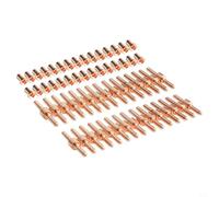 60 Pcs Plasma Cutter Electrode and Nozzle Kit for LG-40 Torch, 30 Red Copper Electrodes 30 Nozzles 40A Welding Consumables 12 mm Cut Thickness