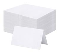 60 Pcs Premium Place Cards, 2x3.5in Small Tent Cards, Blank Fillable Banquet Seat Cards, Name Cards, Escort Cards, Table Cards, Wedding Place Cards for Wedding, Table, Dinner Parties