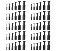 60 Pcs Push to Connect Fittings, Cap Style Pneumatic Blanking Plugs, Push-to-Connect Fitting Plug, Fittings for 1/8 5/32 1/4 5/16 3/8 1/2 Inner Dia Tube Connect