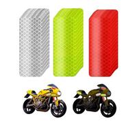 60 Pcs Reflective Stickers Waterproof Adhesive Strips for Bicycles,Motorcycles, Helmets and Clothing Durable Night Visibility Decals with Strong Adhesion Reflective Warning
