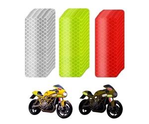60 pcs Reflective Warning Stickers(8x3cm) | Safety Reflective Sticker Reflective Stickers Outdoor Waterproof