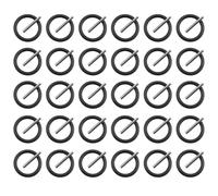 60 Pcs Replacement Pin and O-Ring Set, o Rings for Pressure Washer, 30 Pairs 4mm Impact Ring and 3x25mm Socket Pins for 1/2 Impact Socket Scaffolders Tools for Pressure Washers and Power Tools