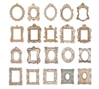 60 pcs Scrapbook Frames Decorative Paper Vintage Frame DIY Journaling Supplies Scrapbooking Decor for Scrap Book Decorations Collage Album Notebook Journal DIY Art Craft Card Making Supplies