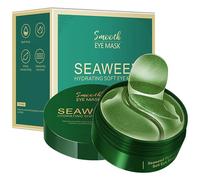60 PCS Seaweed Under Eye Gel Patches - For bags, dark circles and bags under the eyes. Hydrating Formula for Refreshed, Delicate Skin. Suitable for Men & Women