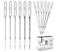 60 Pcs Sewing Machine Needles, Universal Machine Needles Heavy Duty 6 Sizes 65/9 75/11 80/12 90/14 100/16 110/18 Sewing Pins for Singer, Brother, Janome, Varmax Home Sewing Machines