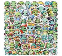 60 Pcs Silly Turtle Stickers for Boys Girls Children Teens,Cute Turtle Stickers for Laptop Water Bottles,Bicycle,Skateboard,Computer,Waterproof PVC Vinyl for Wall,Graffiti Sticker