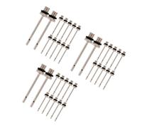 60 Pcs Silver Plated Ball Inflation Needles, 5mm Thread for Pumps | Side Vent Airflow, Copper Build, Fits Most Pumps, for Soccer Balls and Dodgeballs, School Sports Use