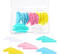 60 Pcs Small Lash Lift Kit - Reusable Silicone Eyelash Shields for Perm Curls, Lash Lifting Pads for Balm Lifter Rollers and Sticky Curlers - Perfect for Eyelash Makeup Tools