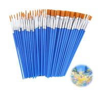 60 PCS Small Paint Brushes, Paint Brush Set, Paint Brushes for Artists, Small Paint Brush Thin Paint Brushes, Acrylic Paint Brush for Classroom Acrylic Oil Watercolor Canvas Face Painting