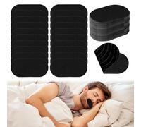 60 Pcs Snoring Mouth Tape for Sleeping, Sleep Tape Mouth Breathing, Sleep Seal Tapes, Hypoallergenic Sleeping Patches Tapes, Anti Snore Strips, Adhesive Devices for Improved Nasal Breathing