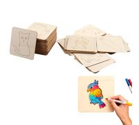 60 Pcs Stencils for Kids, Stencils for Crafts Reusable Wich Animal Fruit Everyday Object Motifs, Suitable for Early Childhood Education at Home and School Teaching