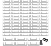 60 Pcs Strip Fuses Blade fuse, 30A, 40A, 50A, 80A, 100A, 150A Flat Fuse Strip, Car Fuse for Caravan Motorhome, Car Fuse for Caravan Motorhome