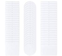60 Pcs Sublimation Car Air Freshener Blanks, Scented Hanging Felt Sheets for Home and Auto, DIY Heat Press Sublimation