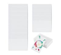 60 Pcs Sublimation Metal Business Cards, Sublimation Business Card Blanks, 0.22 mm Thick Aluminum Alloy White Business Cards, 3.4 x 2.1 Inch Blanks Name Card