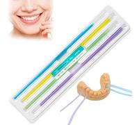 60 Pcs Tooth File Dental Abrasive Strips, Fiber Material Teeth Polishing Strips 4 Colors, Chipped Tooth Grinding Smoothing Pre-Polishing Bright Deep Cleaning Gloss Contouring