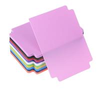 60 Pcs Trading Card Dividers Multicolor Plastic Card Separators Blank Carde Box Carde Divider Cards for Sports Games Cards Separators with Tabs Organizer 2.71 x 3.7 in for Sports Games Photocard