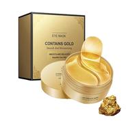60 Pcs Under Eye Patches,Collagen Under Eye Mask,Eye Patches for Dark Circles,Remove Eye Bags & Puffy Eyes, Anti-Wrinkle,Hydrating, Soothing,Pure Natural Extract Eye Patch (24K Gold)