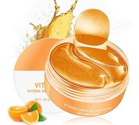 60 Pcs Vitamin C & Collagen Eye Patches for Dark Circles, Puffiness, and Bags - Anti-Wrinkle, Anti-Aging Under Eye Masks with Cooling Effect, Brightening & Hydrating for Women