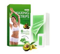 60 Pcs Wax Strips for Hair Removal, 40 Body & 20 Facial Waxing Strips for Face, Eyebrow, Arms, Legs, Underarm, and Bikini, Facial Wax Strips for Women Men At Home - Quick Smoothness