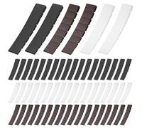60 PcsFurniture Shims Leveling Wedges,Furniture Levelers Pads,Furniture Levellers, Flexible Plastic Wedges for Levelling Feet, Stackable Plastic Wedge Shims for Leveling Furnitures Chair Table Legs