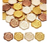 60-Piece Assorted Color Wax Seal Sticker Set for Scrapbooking, C | Wax Seals Labels, Mixed Color, for Wedding Invitations Scrapbooking and Wrapped Gifts