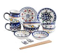 60-piece Ceramic Tableware Set, Hollow Bone China Tableware, High-temperature Underglaze Color Tableware, Housewarming Wedding Gift Tableware, Home Banquet Plate And Bowl Set