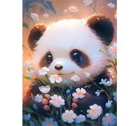 60 Piece Jigsaw Puzzles for Adults, Impossible Hard Difficult Challenging jigsaw puzzle 60 pieces adult Puzzles Classic Educational Games 40x28cm,Animal Panda Flower