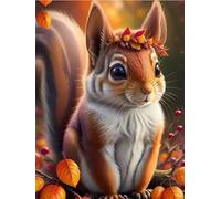 60 piece Jigsaw Puzzles for Adults Impossible Hard Difficult Challenging Puzzle, jigsaws 60 pieces for adults Fun Activity & Present for The Whole Family, Theme:Leaf Squirrel