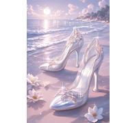 60 piece Jigsaw Puzzles for Adults Impossible Hard Difficult Challenging Puzzle, jigsaws 60 pieces for adults Fun Activity & Present for The Whole Family, Theme:Ocean High Heels