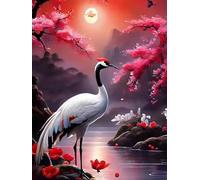 60 piece Jigsaw Puzzles for Adults Impossible Hard Difficult Challenging Puzzle, jigsaws 60 pieces for adults Fun Activity & Present for The Whole Family, Theme:Crane Scenery