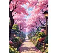 60 piece Jigsaw Puzzles for Adults Impossible Hard Difficult Challenging Puzzle, jigsaws 60 pieces for adults Fun Activity & Present for The Whole Family, Theme:Spring City Streets