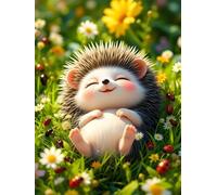 60 piece Jigsaw Puzzles for Adults Impossible Hard Difficult Challenging Puzzle, jigsaws 60 pieces for adults Fun Activity & Present for The Whole Family, Theme:Cute Hedgehog