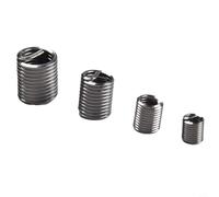 60-piece Metric Thread Locking for Set -m10 Repair Stainless Steel Helicoil Rethread Inserts with Insert Wire Screw Sleeves