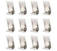60 Piece Silver Iron Photo Frame Clip Hanger for Wooden Frames