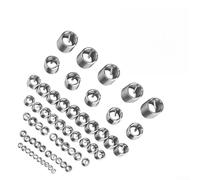 60-Piece Stainless Steel -for M12 Wire Thread Insert Repair Kit for Metric Thread Restoration - 304 Grade, Silver, Includes to M10 Inserts with 2D Length