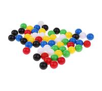 60 Pieces 1cm Round Balls for Connecting Four Balls in A Line Family Game