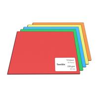60 Pieces, 230gsm - A3 Coloured Card, Thick Cardstock Paper - 5 Colours